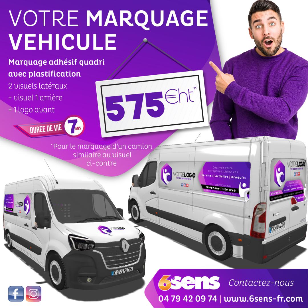 Votre marquage publicitaire camion